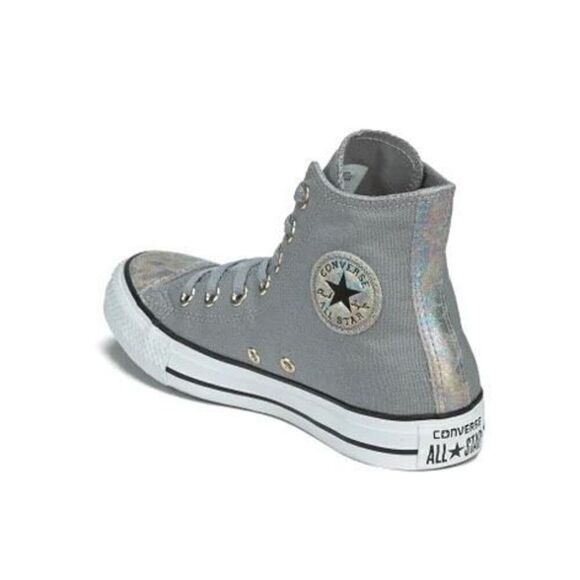 Converse Women's Chuck Taylor All Star Oil Slick Toe Cap Hi-Top Trainers - Picture 4 of 13